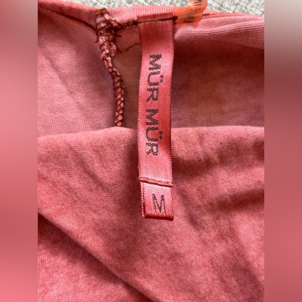 Mur Mur dusty rose flowy dress braided straps size M - Picture 2 of 6